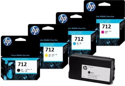 CART.HP 3ED71A 712 NEGRO PLOTT